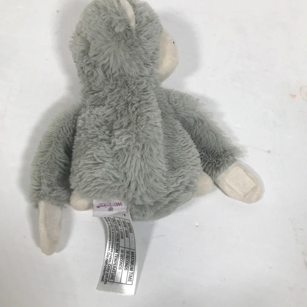 Warmies Microwavable Sloth Plush Lavender Scented Gray Heatable Stuffed Animal